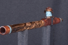 Honduran Rosewood Burl Native American Flute, Minor, Mid A-4, #U4E (8)